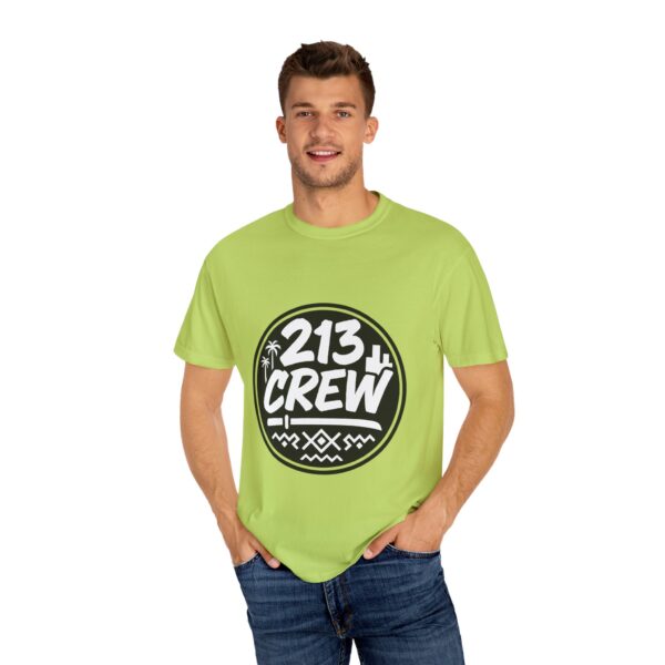 213 Crew Unisex Garment-Dyed T-Shirt - Casual Summer Vibes - Image 13