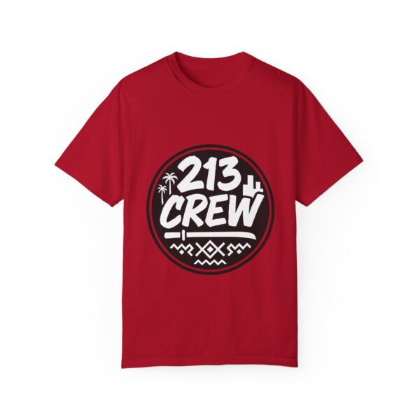 213 Crew Unisex Garment-Dyed T-Shirt - Casual Summer Vibes - Image 34