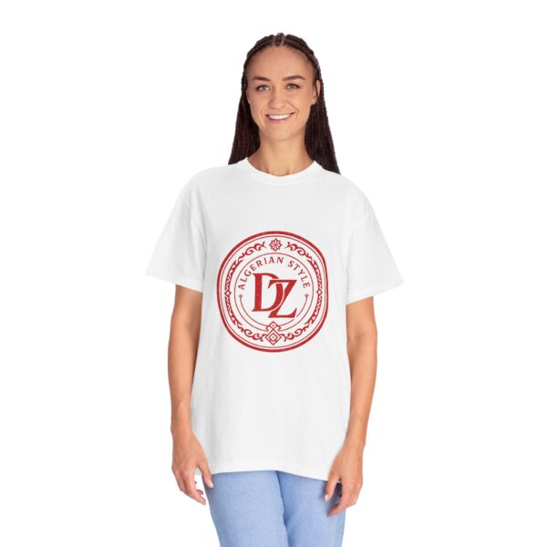 Algerian Style Unisex Garment-Dyed T-Shirt - Trendy Casual Wear - Image 3