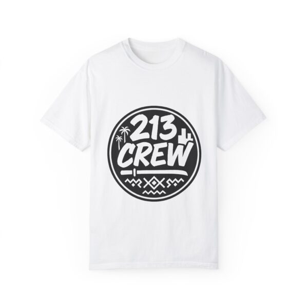 213 Crew Unisex Garment-Dyed T-Shirt - Casual Summer Vibes