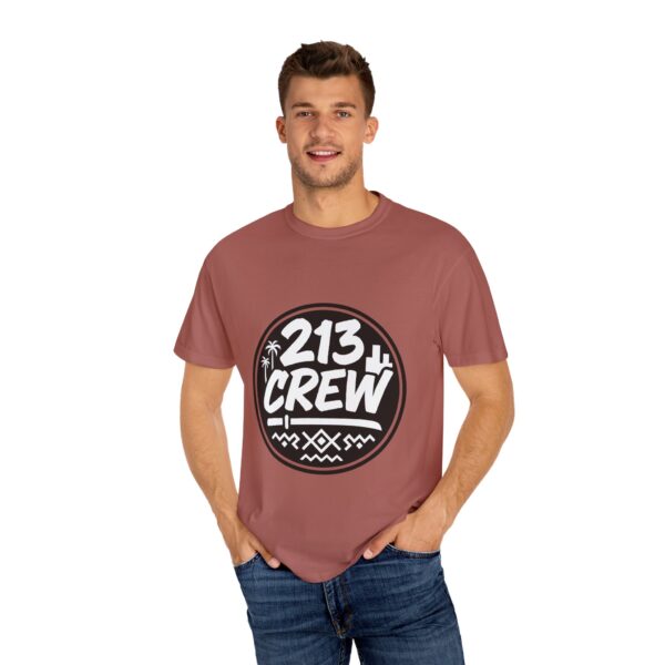 213 Crew Unisex Garment-Dyed T-Shirt - Casual Summer Vibes - Image 33