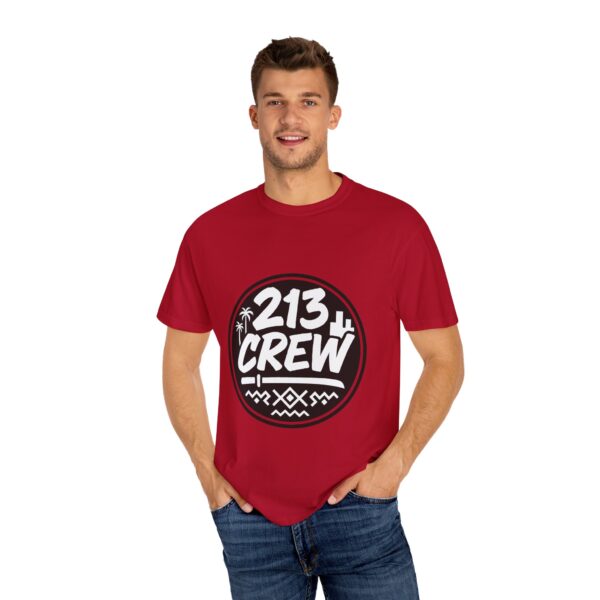213 Crew Unisex Garment-Dyed T-Shirt - Casual Summer Vibes - Image 35