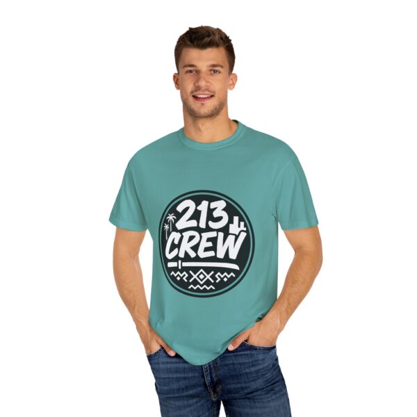 213 Crew Unisex Garment-Dyed T-Shirt - Casual Summer Vibes - Image 18