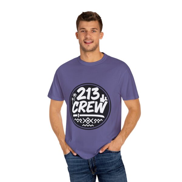 213 Crew Unisex Garment-Dyed T-Shirt - Casual Summer Vibes - Image 31