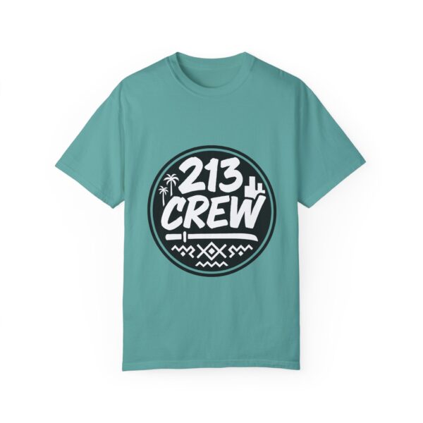 213 Crew Unisex Garment-Dyed T-Shirt - Casual Summer Vibes - Image 16