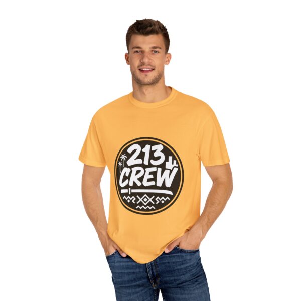 213 Crew Unisex Garment-Dyed T-Shirt - Casual Summer Vibes - Image 5