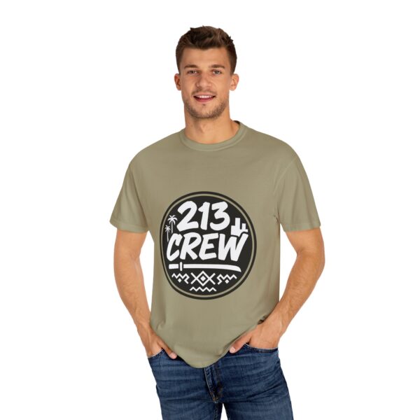 213 Crew Unisex Garment-Dyed T-Shirt - Casual Summer Vibes - Image 8