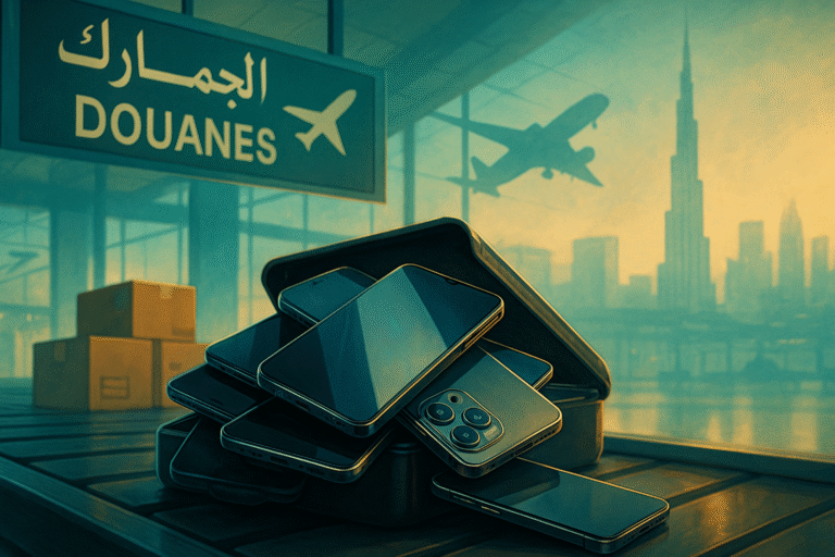 Scandale à l’aéroport d’Alger : Démantèlement d’un réseau de trafic de smartphones impliquant des douaniers