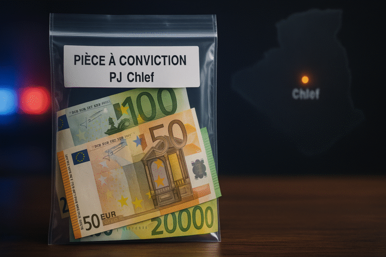 Chlef : Saisie Record de 1,8 Million d’Euros Contrefaits, Un Réseau International Démantelé